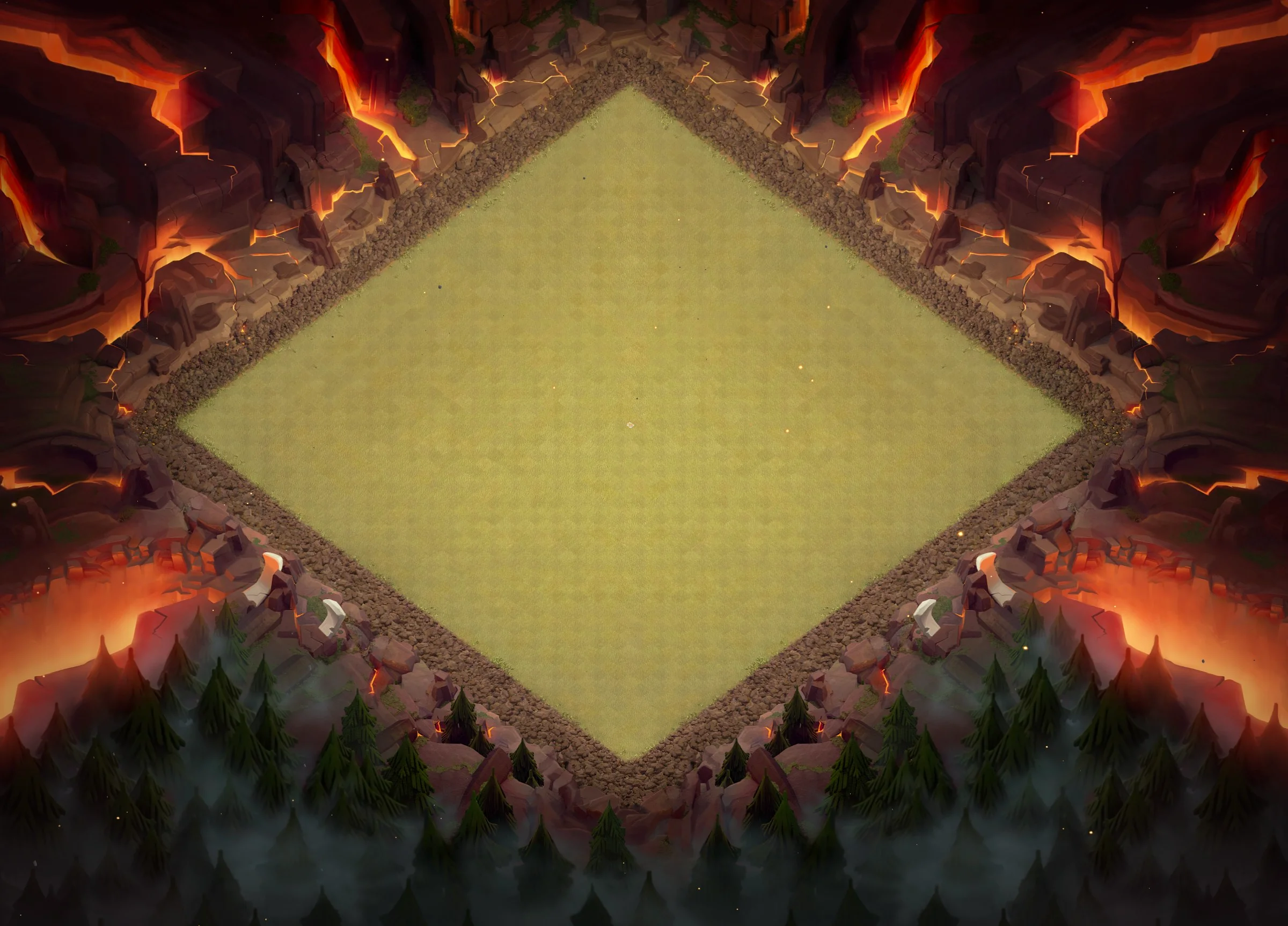 lassic war scenery in clash of clans