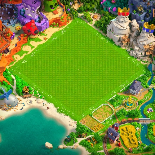 crossover scenery in clash of clans small