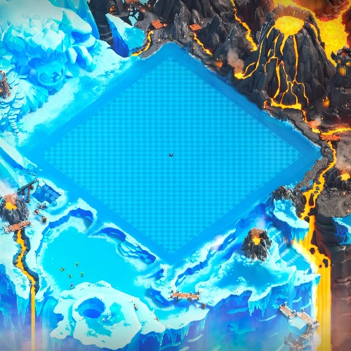 fire and ice scenery in clash of clans small
