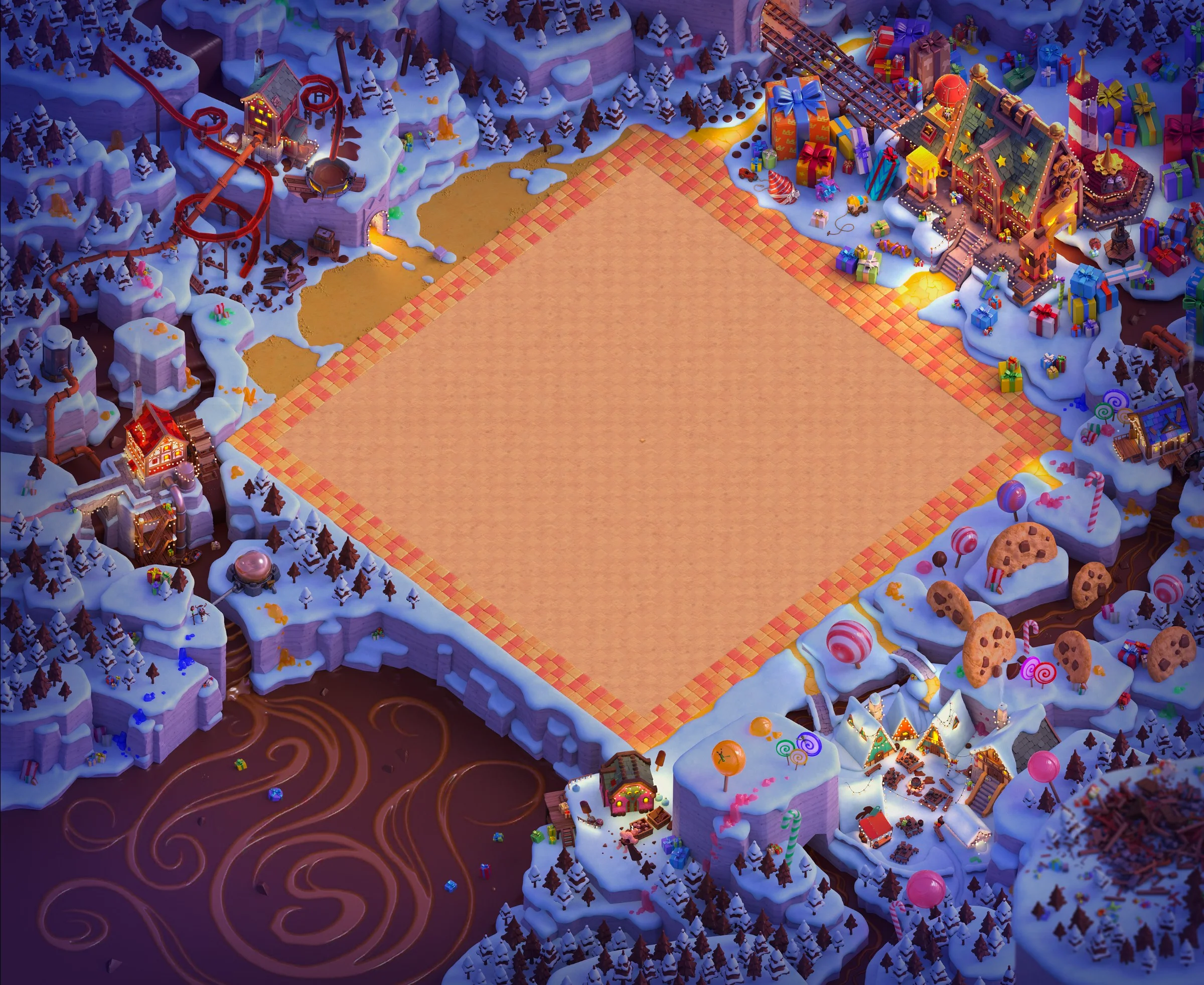 jolly scenery in clash of clans
