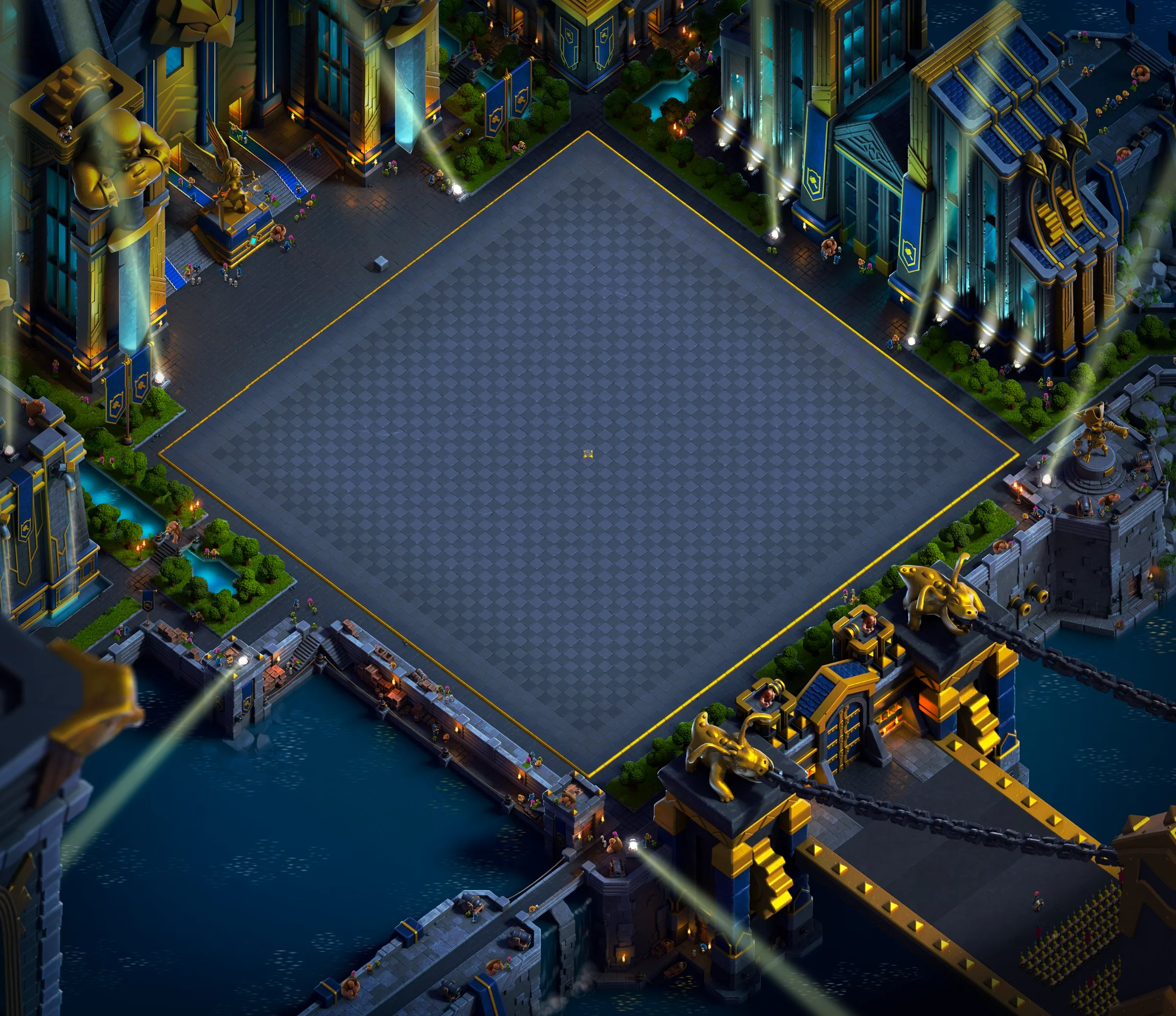 justice scenery in clash of clans