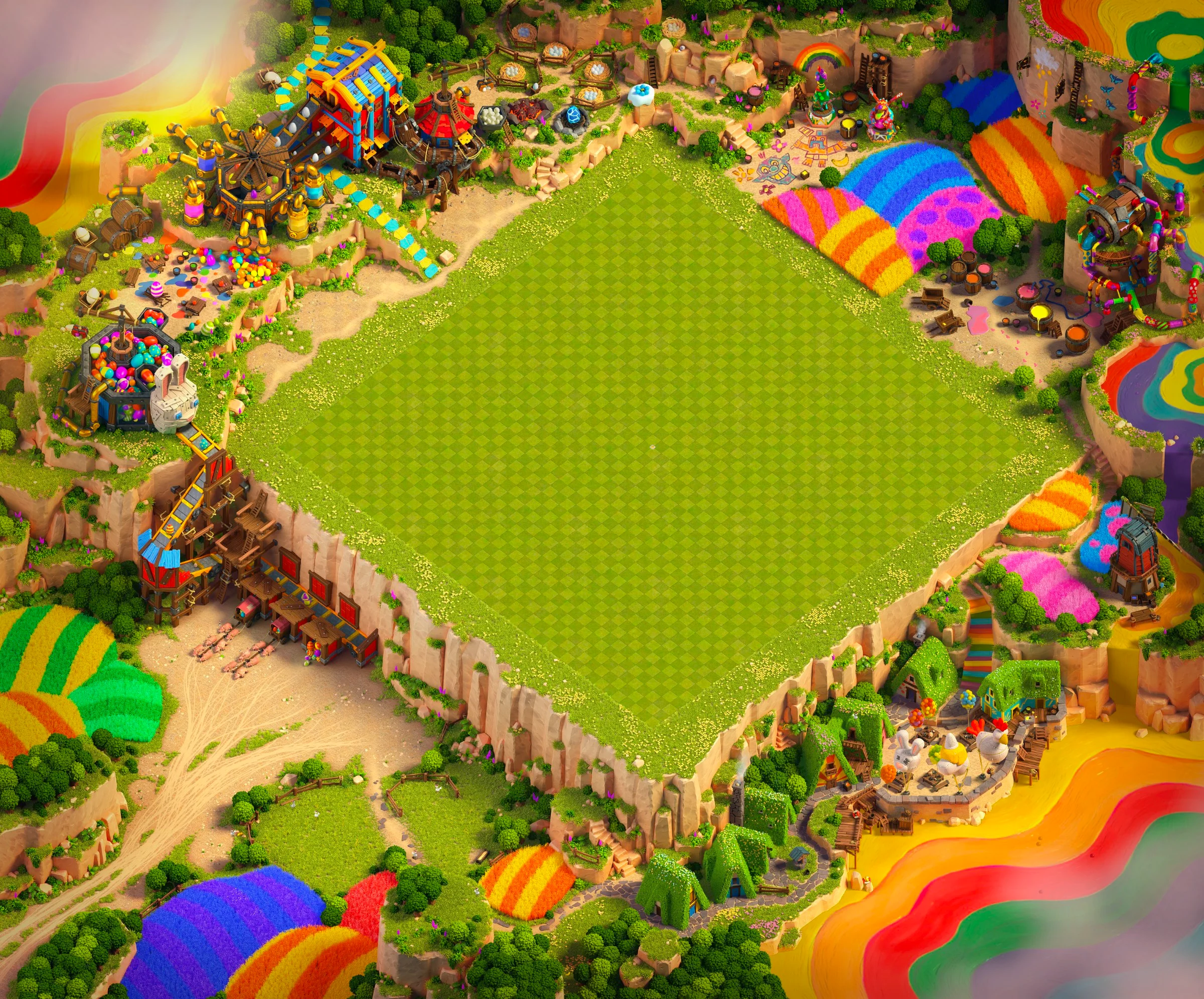 painter scenery in clash of clans painter scenery in clash of clans