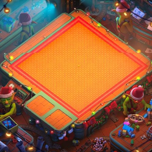 toy workshop scenery in clash of clans small