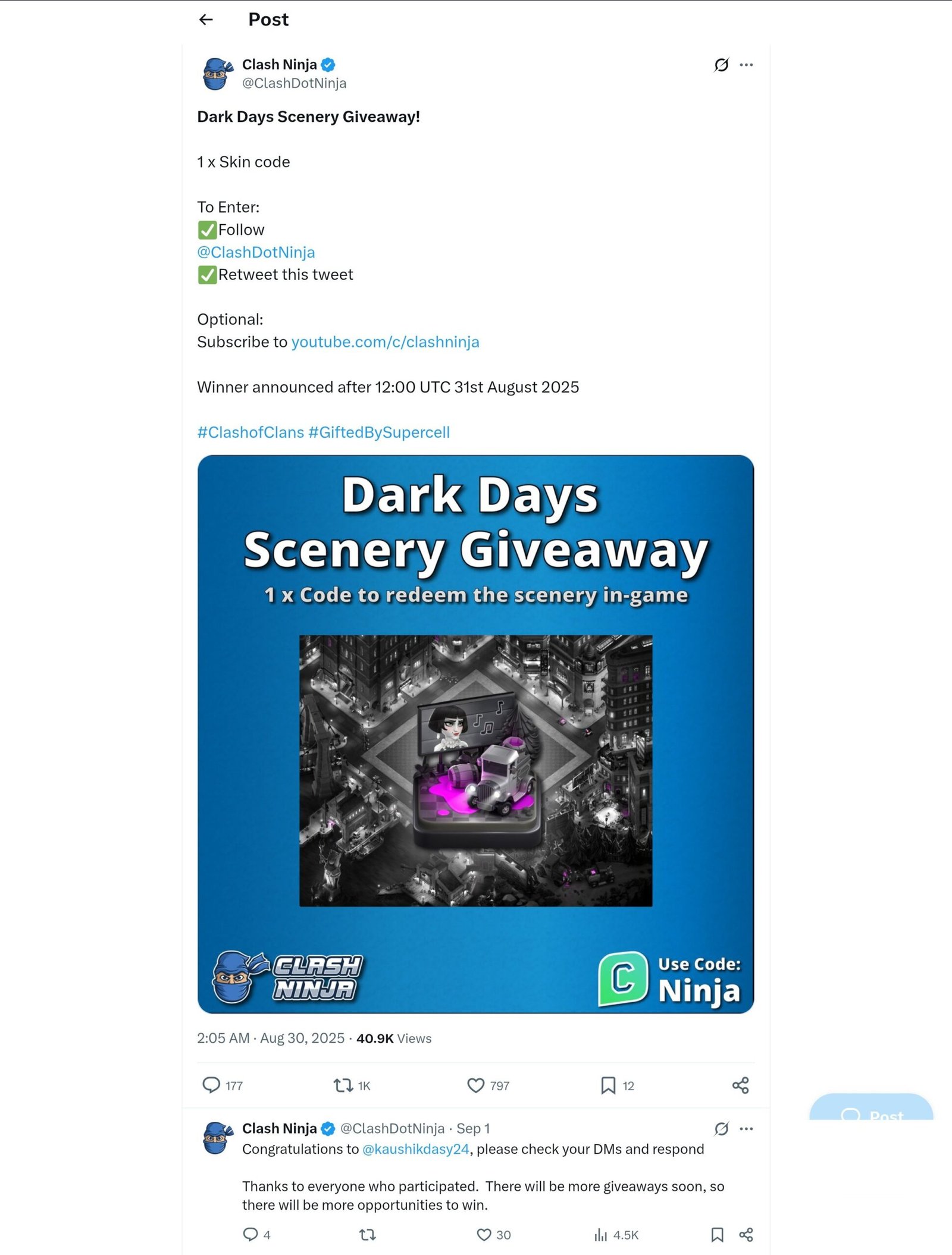 clash ninja scenery giveaway image scaled