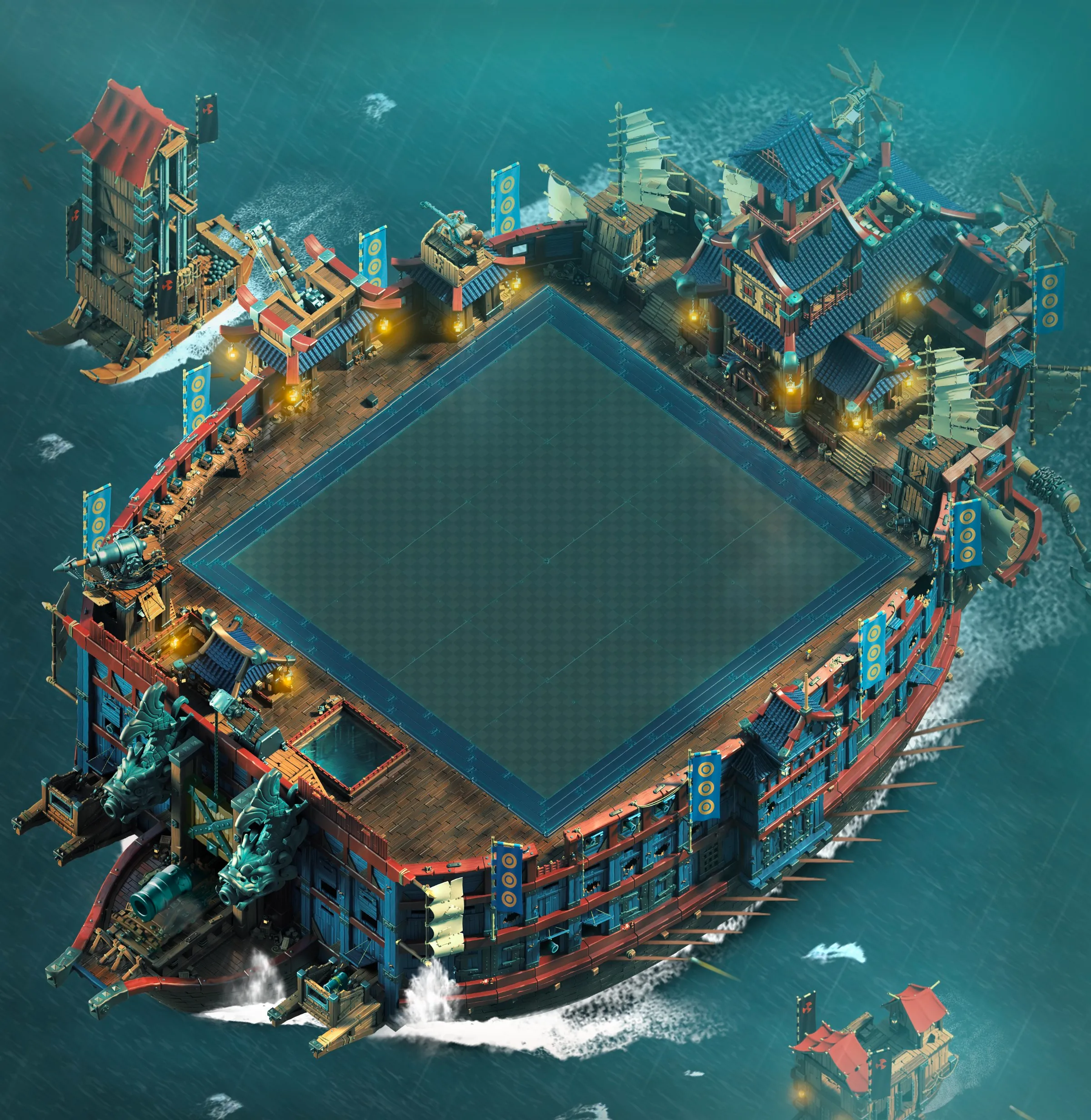high seas scenery in clash of clans high seas scenery in clash of clans