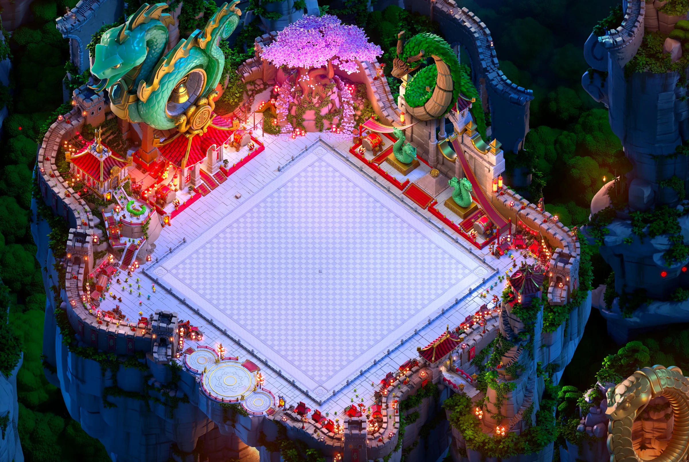 year of snake legendary scenery in clash of clans Year of the Snake Scenery in Clash of Clans