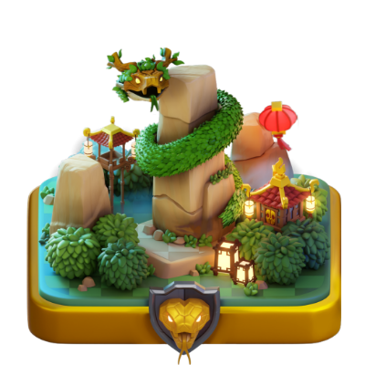 year of the snake legendary scenery in clash of clans icon year of the snake legendary scenery in clash of clans icon