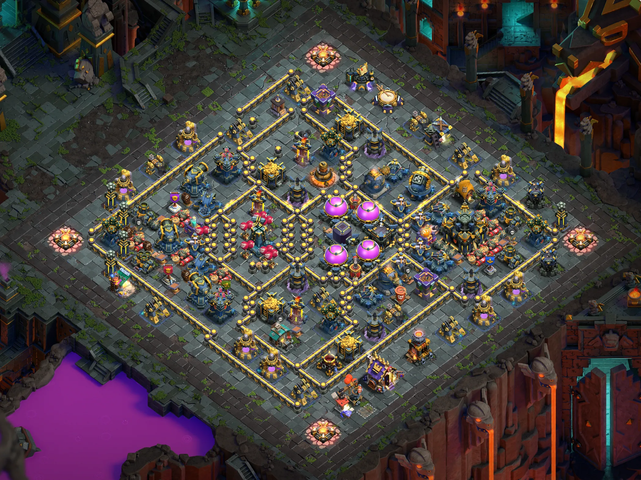 th17 farming base layout featuring the best town hall 17 farming base design for loot protection image no 01 1