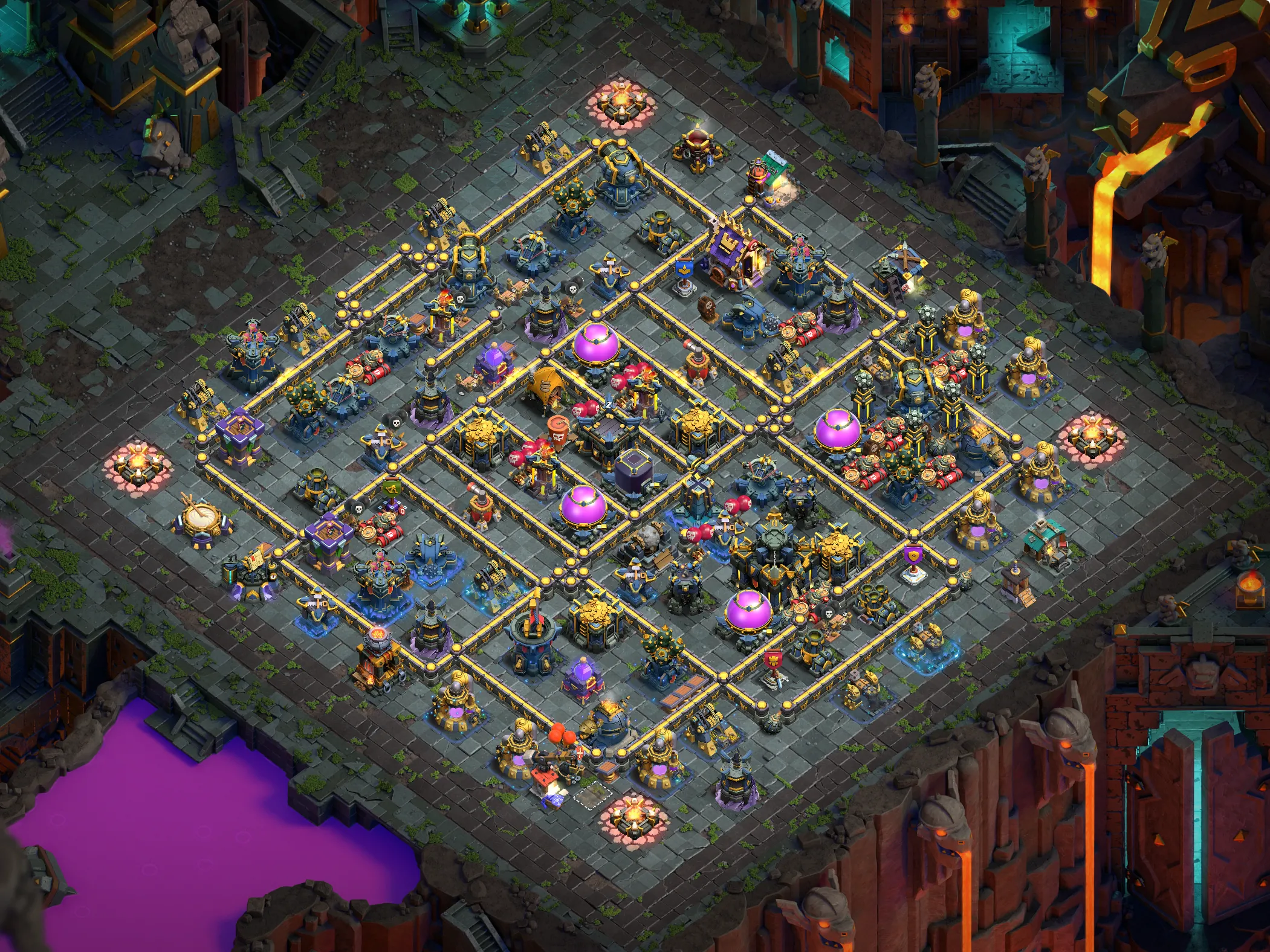 th17 farming base layout featuring the best town hall 17 farming base design for loot protection image no 02 1