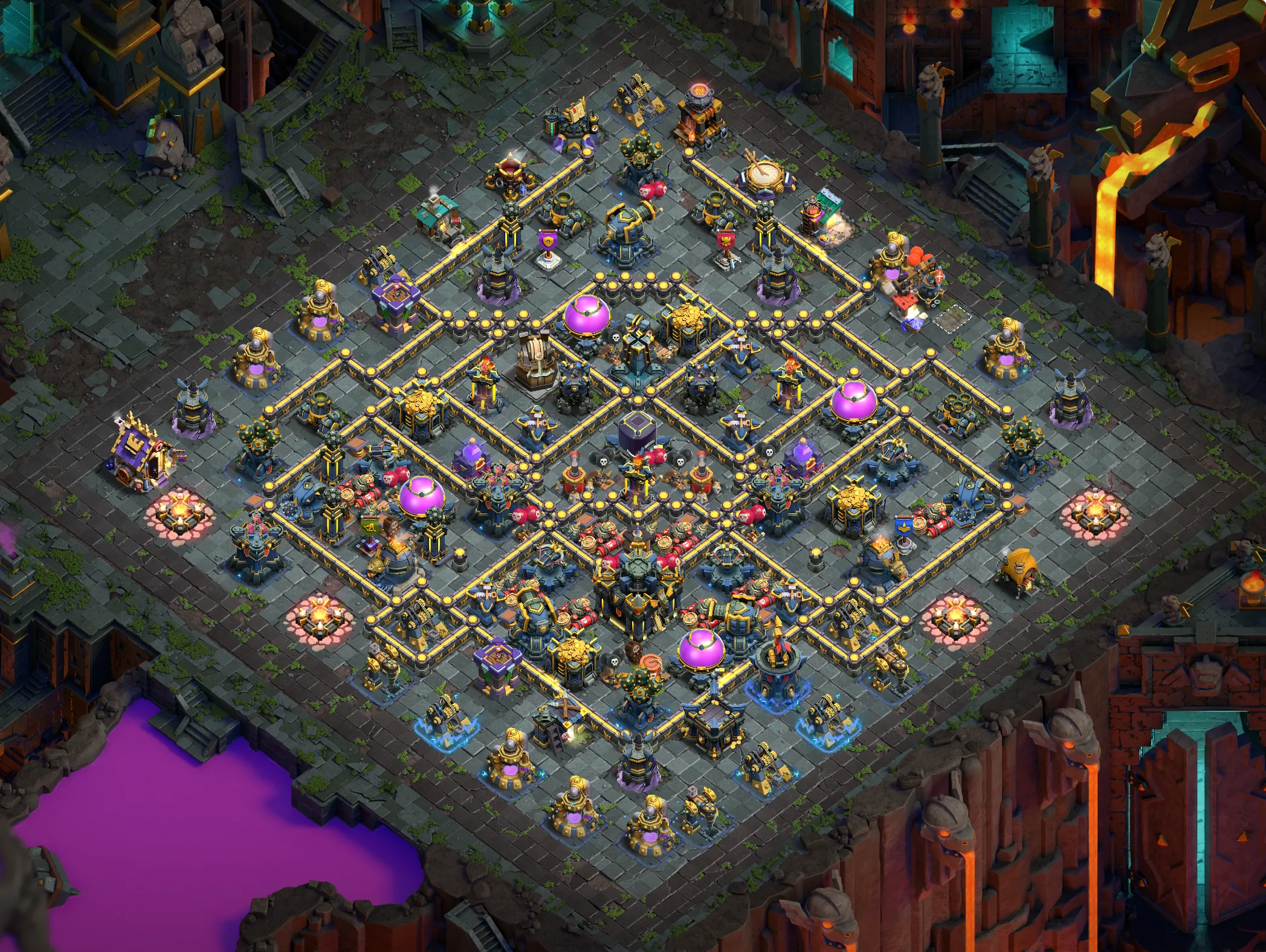 th17 farming base layout featuring the best town hall 17 farming base design for loot protection image no 03 1