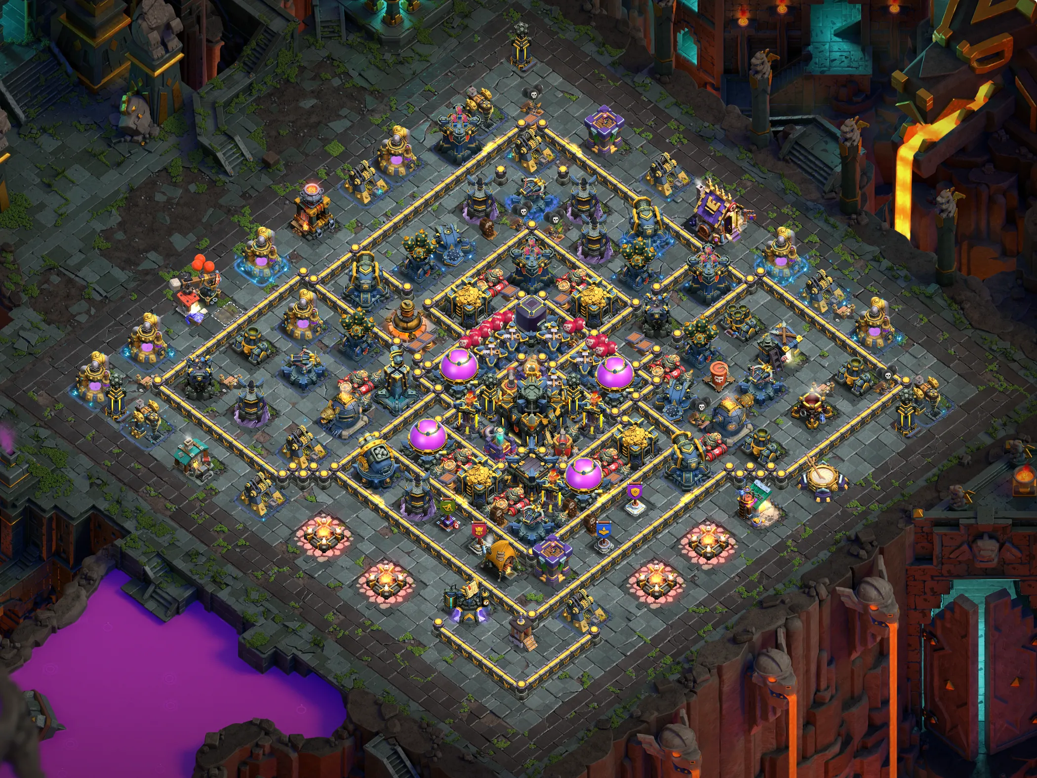 th17 farming base layout featuring the best town hall 17 farming base design for loot protection image no 04 1