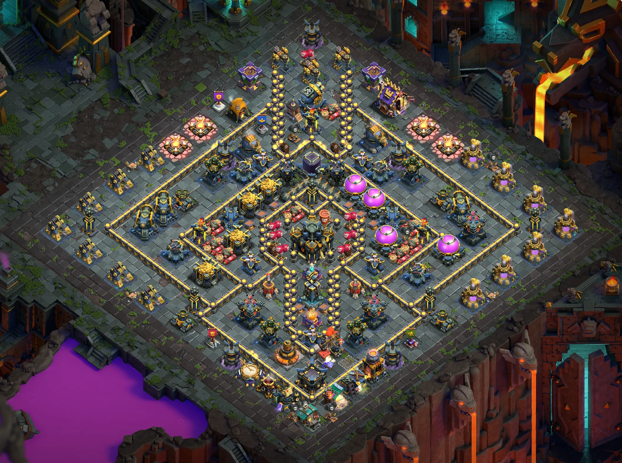 th17 farming base layout featuring the best town hall 17 farming base design for loot protection image no 08 1
