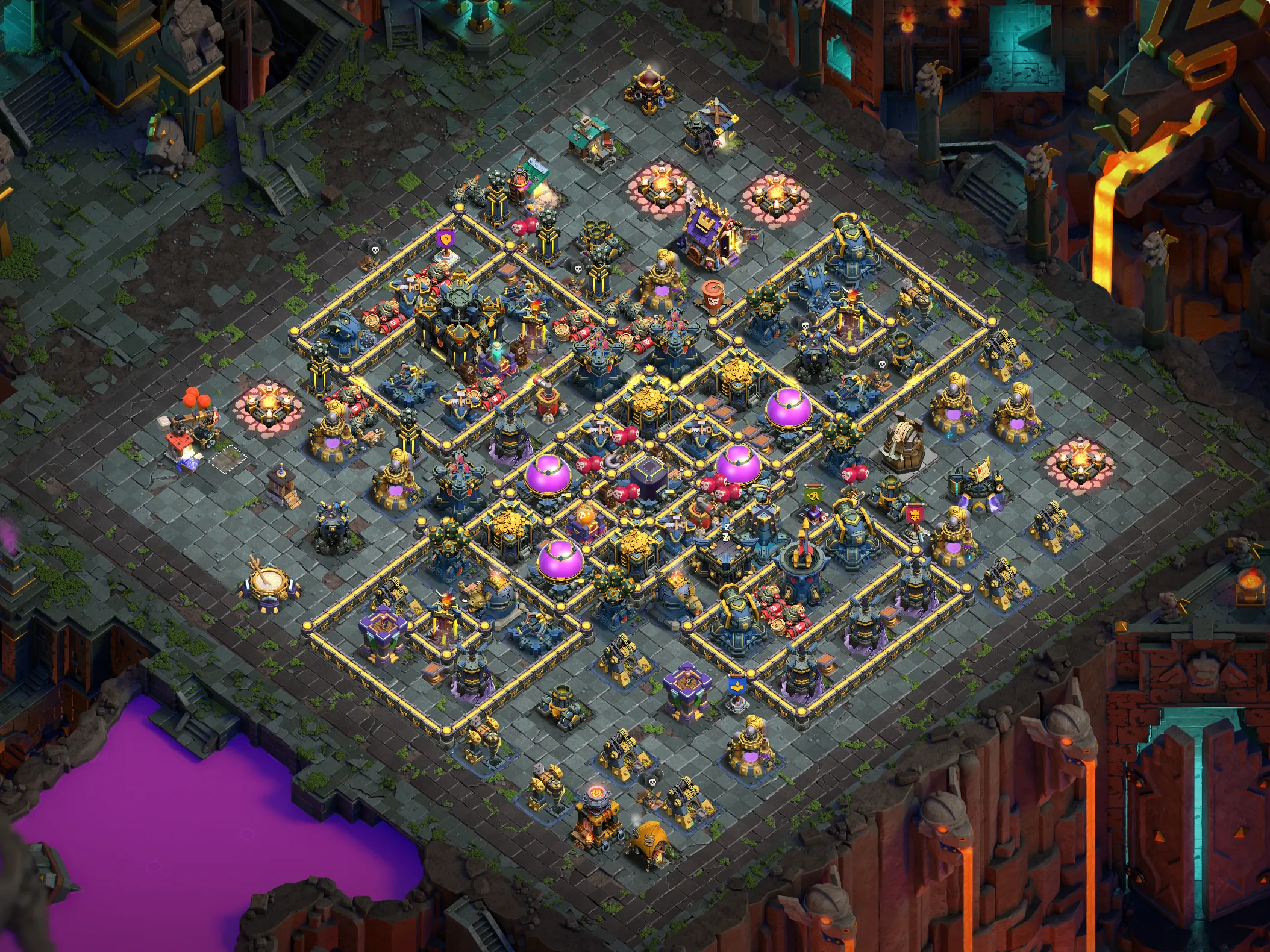 th17 farming base layout featuring the best town hall 17 farming base design for loot protection image no 12 1