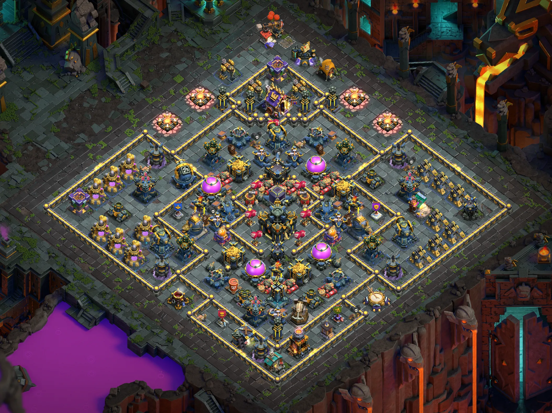 th17 farming base layout featuring the best town hall 17 farming base design for loot protection image no 16 1