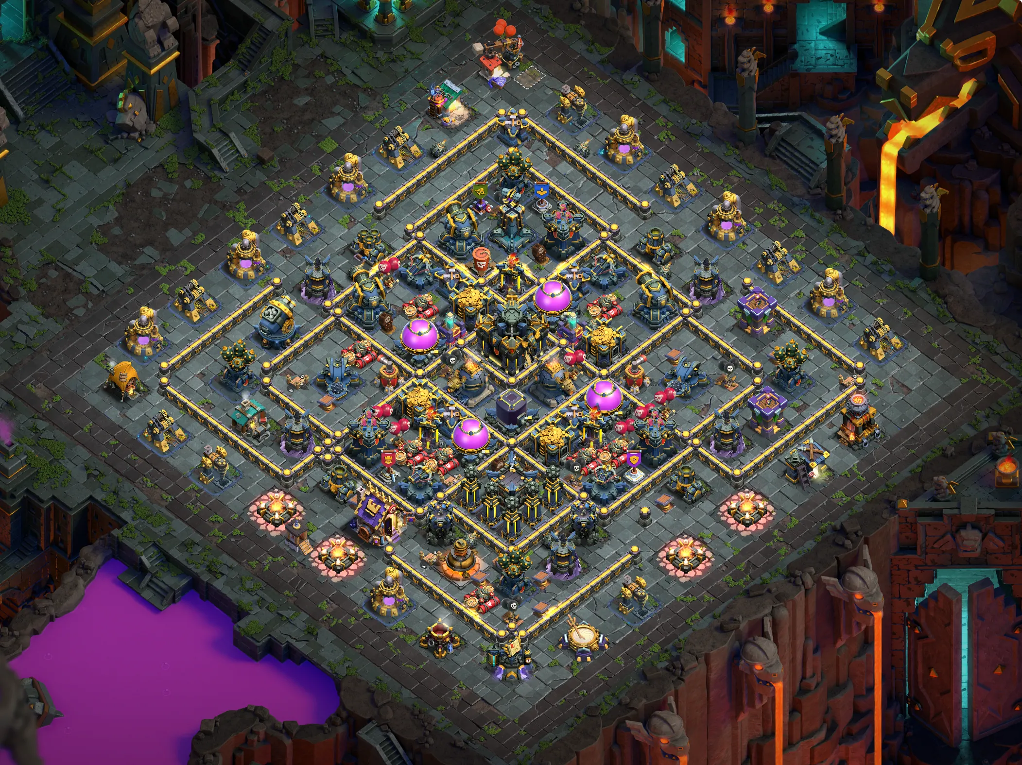 th17-farm-17 th17 farming base layout featuring the best town hall 17 farming base design for loot protection image no 17 1