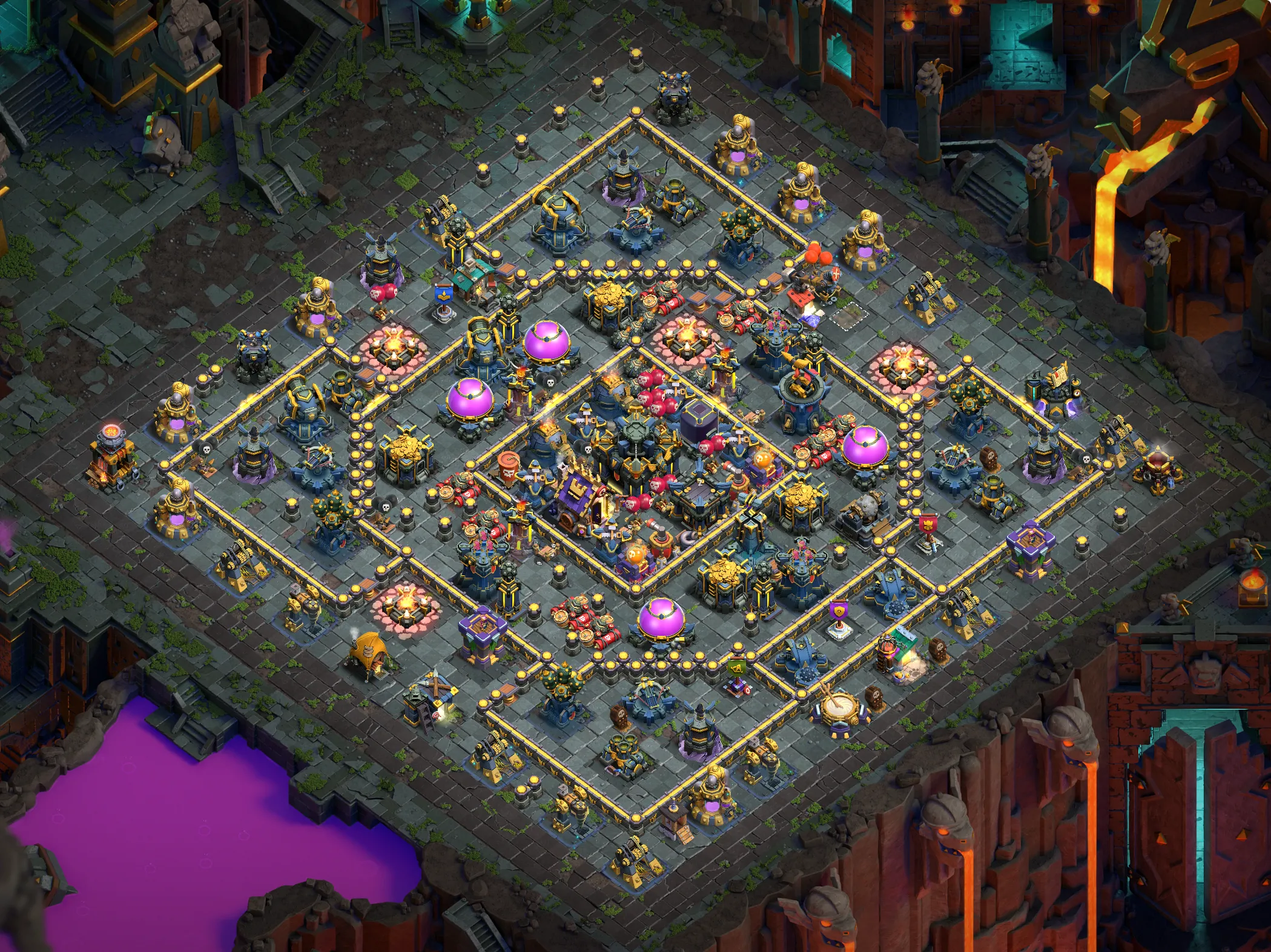 th17-farm-20 th17 farming base layout featuring the best town hall 17 farming base design for loot protection image no 20 1