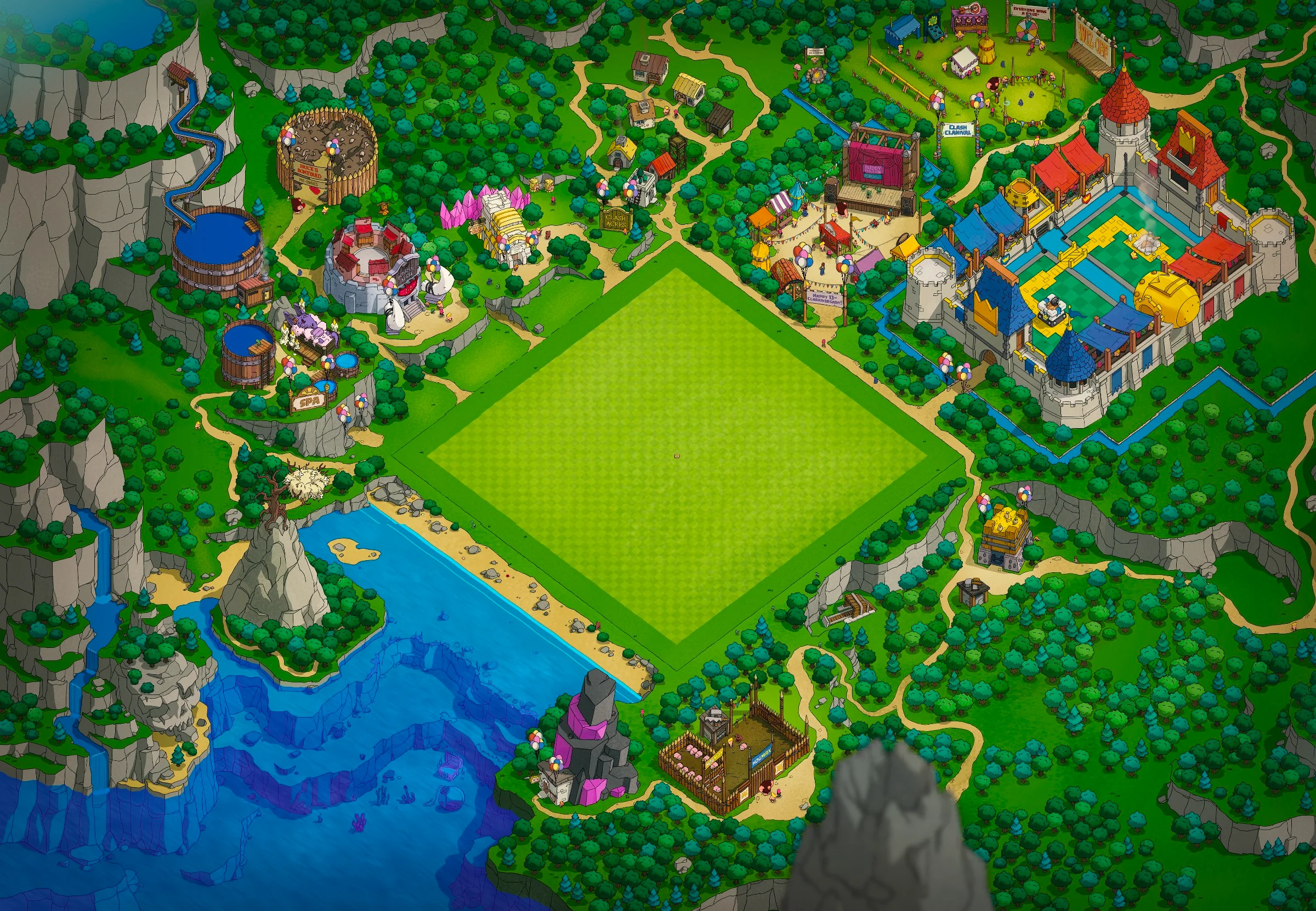 13 th clash a versary scenery in clash of clans normal 13 th clash a versary scenery in clash of clans normal