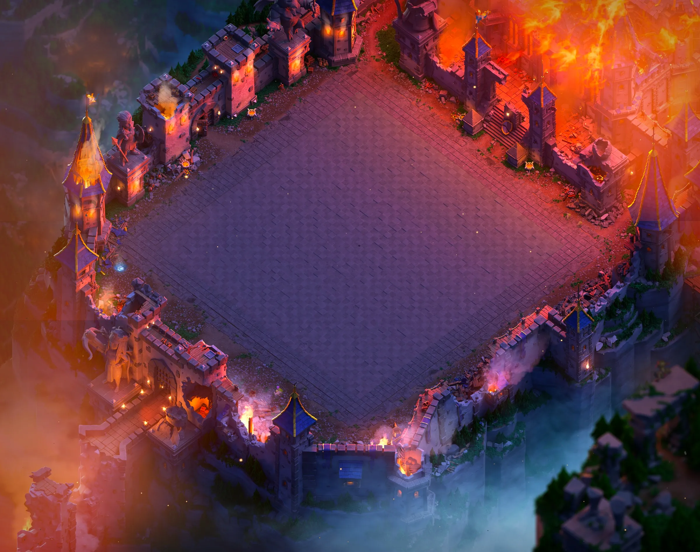 ruined kingdom war scenery in clash of clans ruined kingdom war scenery in clash of clans