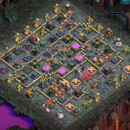 TH18 farming base layout designed for loot protection in Clash of Clans Image no.07-01