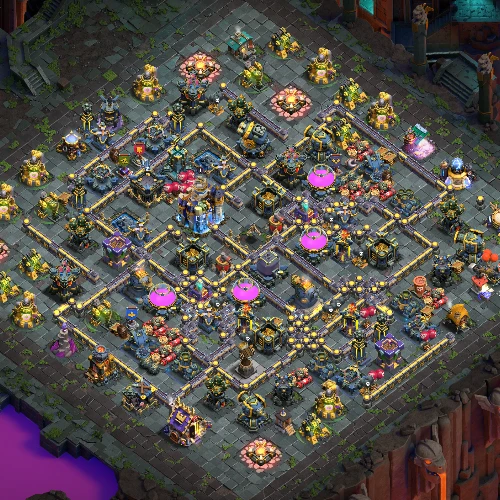 TH18 farming base layout designed for loot protection in Clash of Clans Image no.09-01
