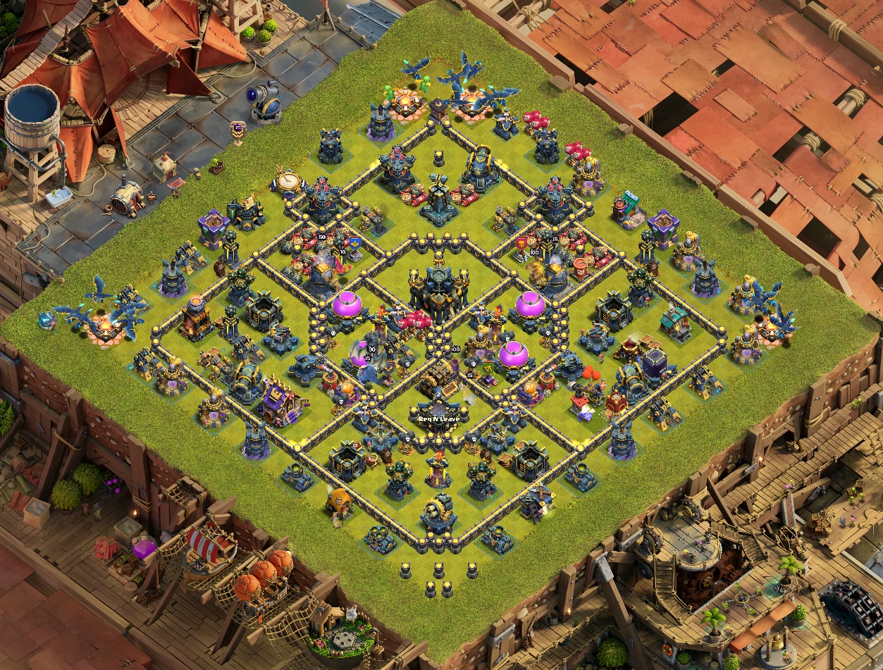 wasteland scenery village view