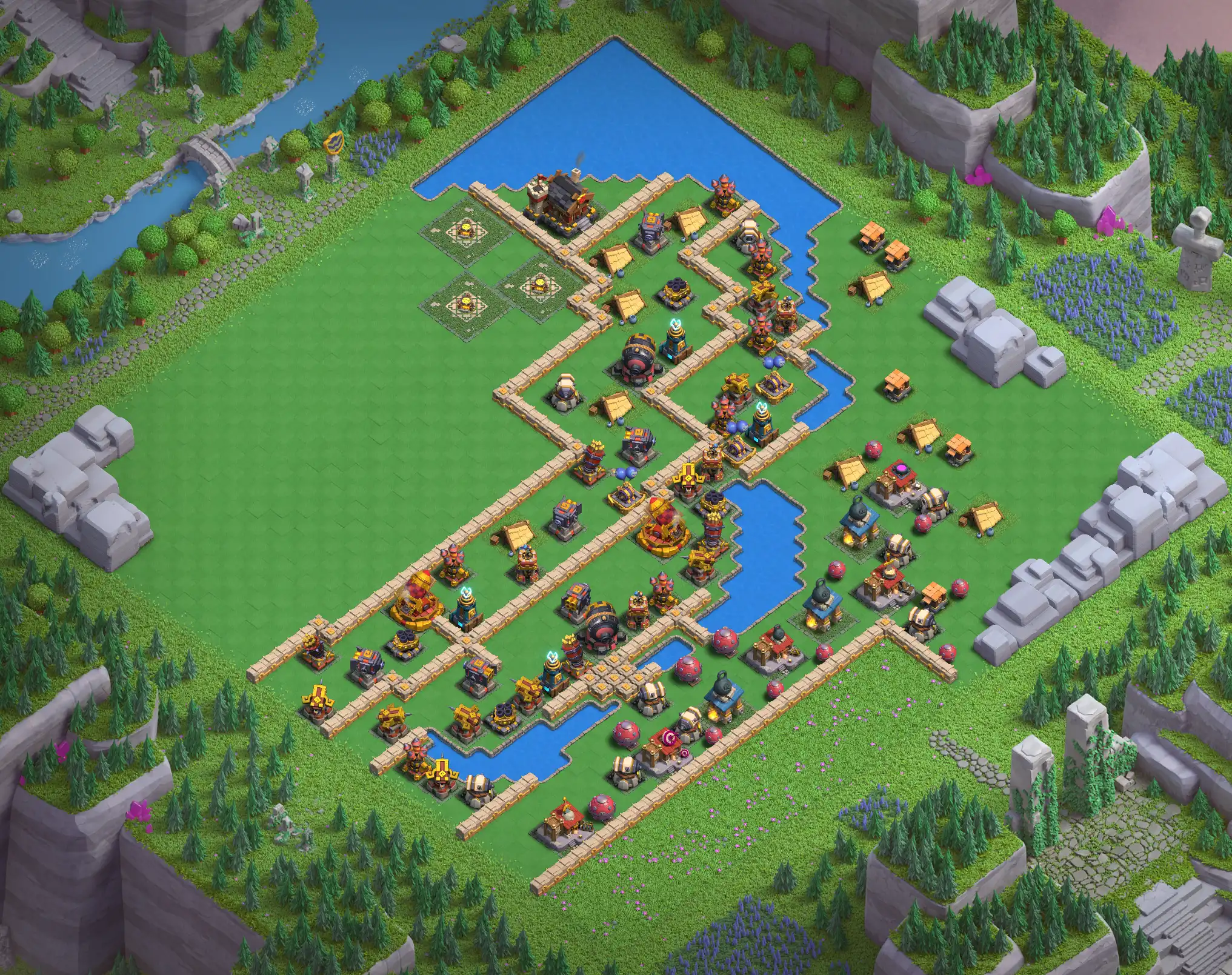 Best Barbarian Camp Level 5 Links for Clan Capital – Copy Top Defense Layouts in Clash of Clans Base no. 2