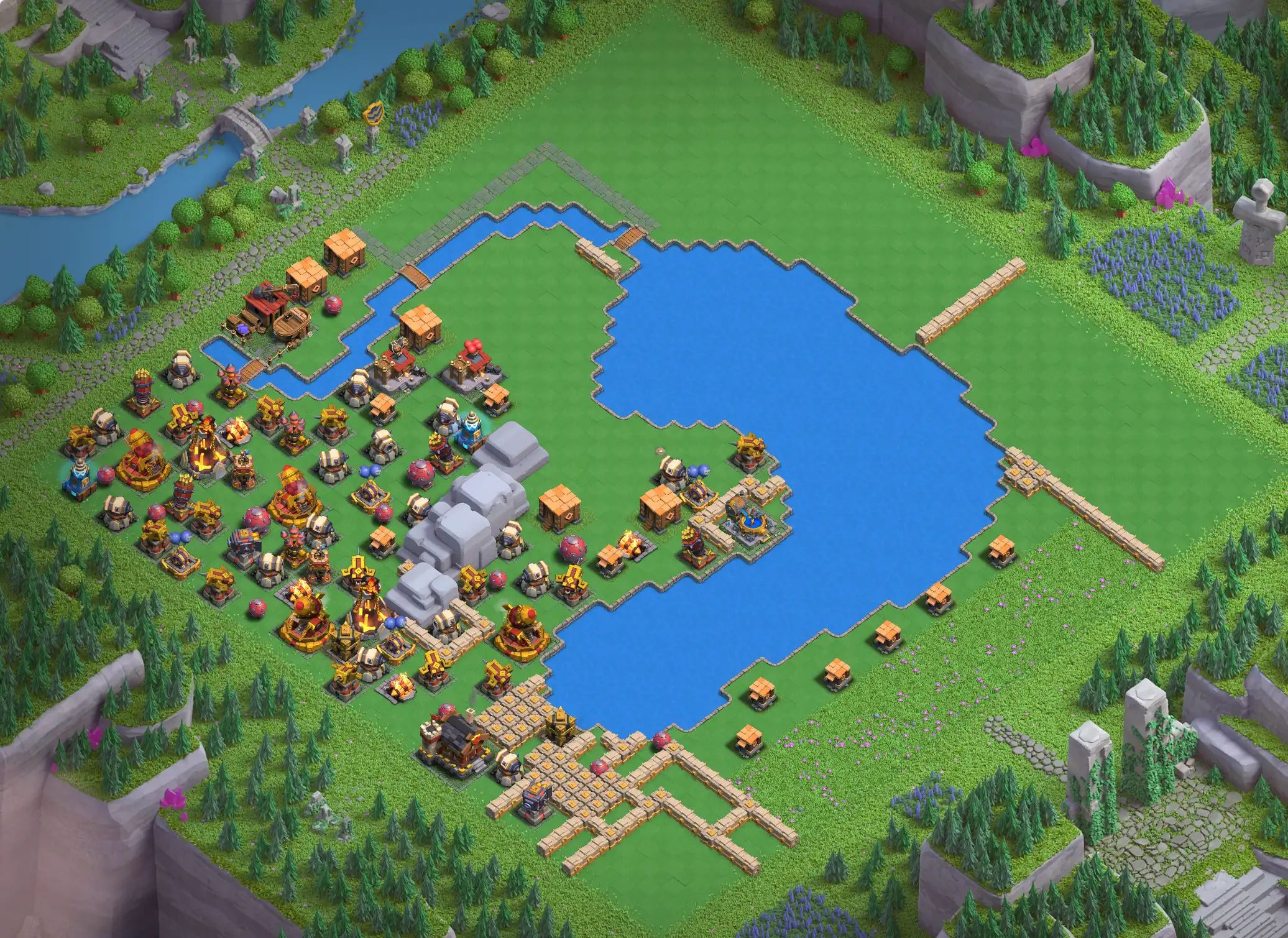 Best Balloon Lagoon Level 5 Links For Clan Capital – Copy Top Defense Layouts In Clash Of Clans Base no. 3