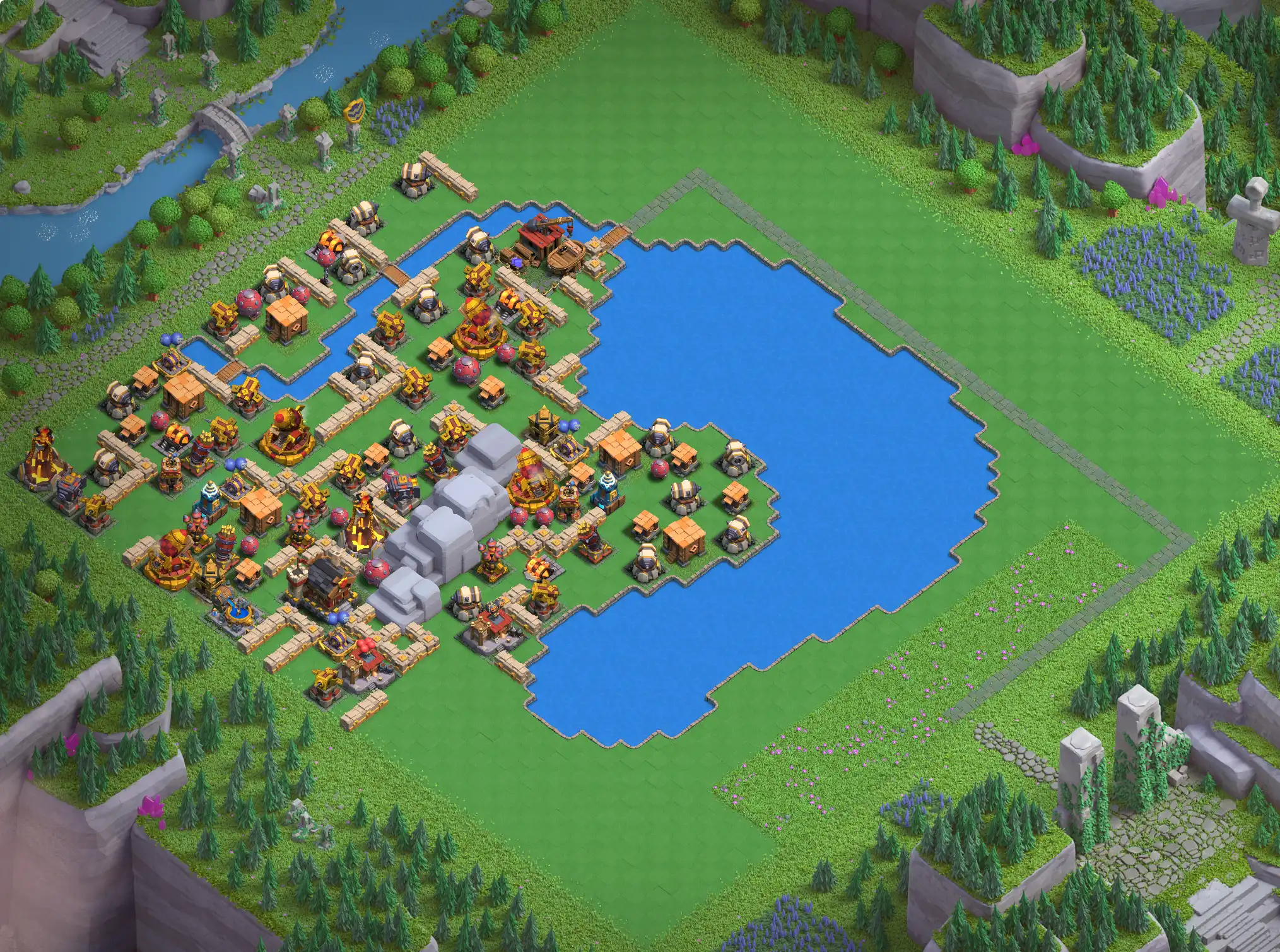 Best Balloon Lagoon Level 5 Links For Clan Capital – Copy Top Defense Layouts In Clash Of Clans Base no. 4