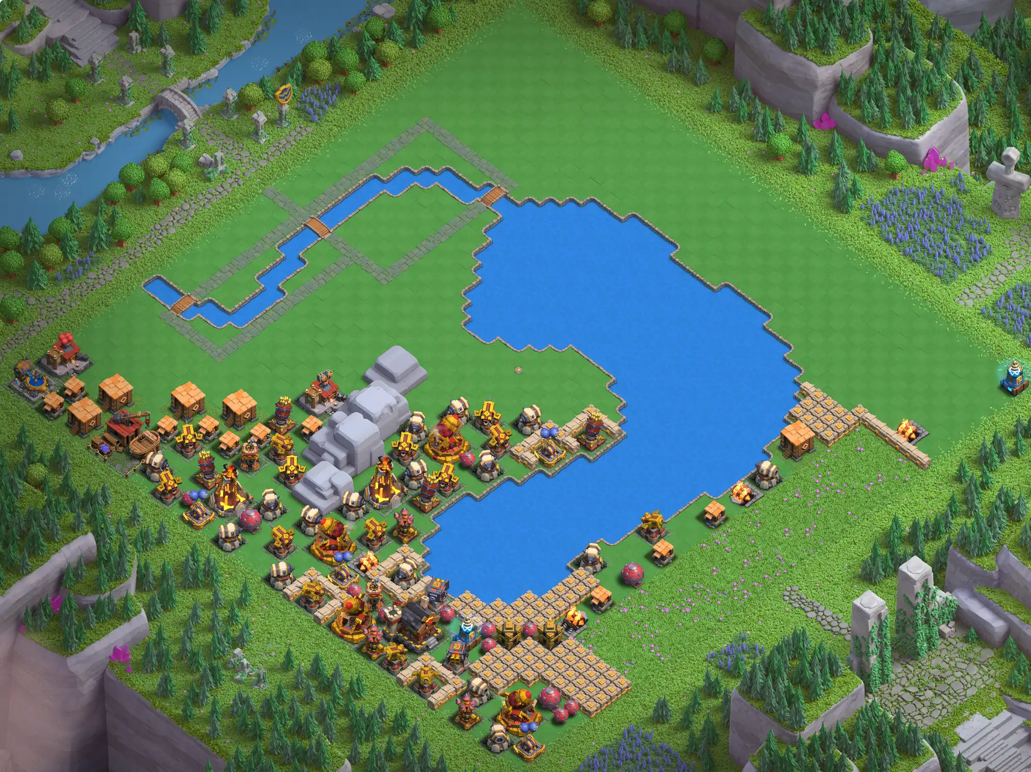 Best Balloon Lagoon Level 5 Links For Clan Capital – Copy Top Defense Layouts In Clash Of Clans Base no. 5