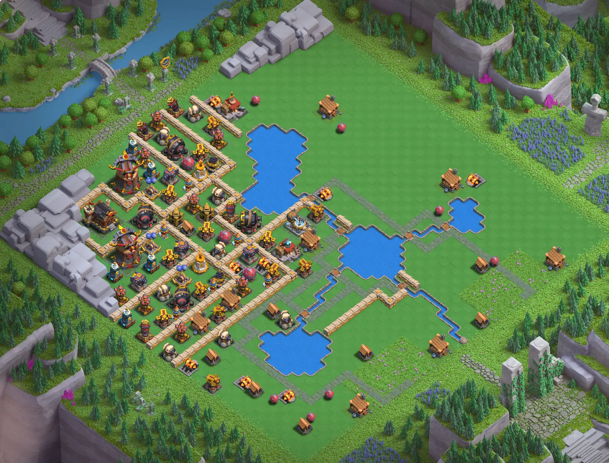 Best Builders Workshop Level 5 Base Links for Clan Capital Base no. 1