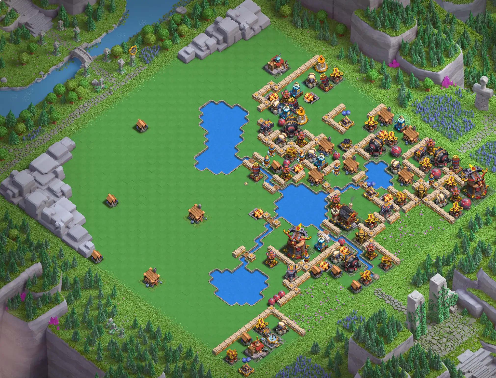 Best Builders Workshop Level 5 Base Links for Clan Capital Base no. 3