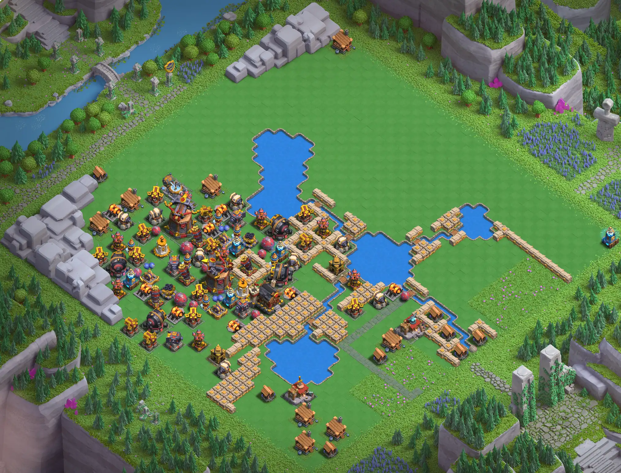 Best Builders Workshop Level 5 Base Links for Clan Capital Base no. 4