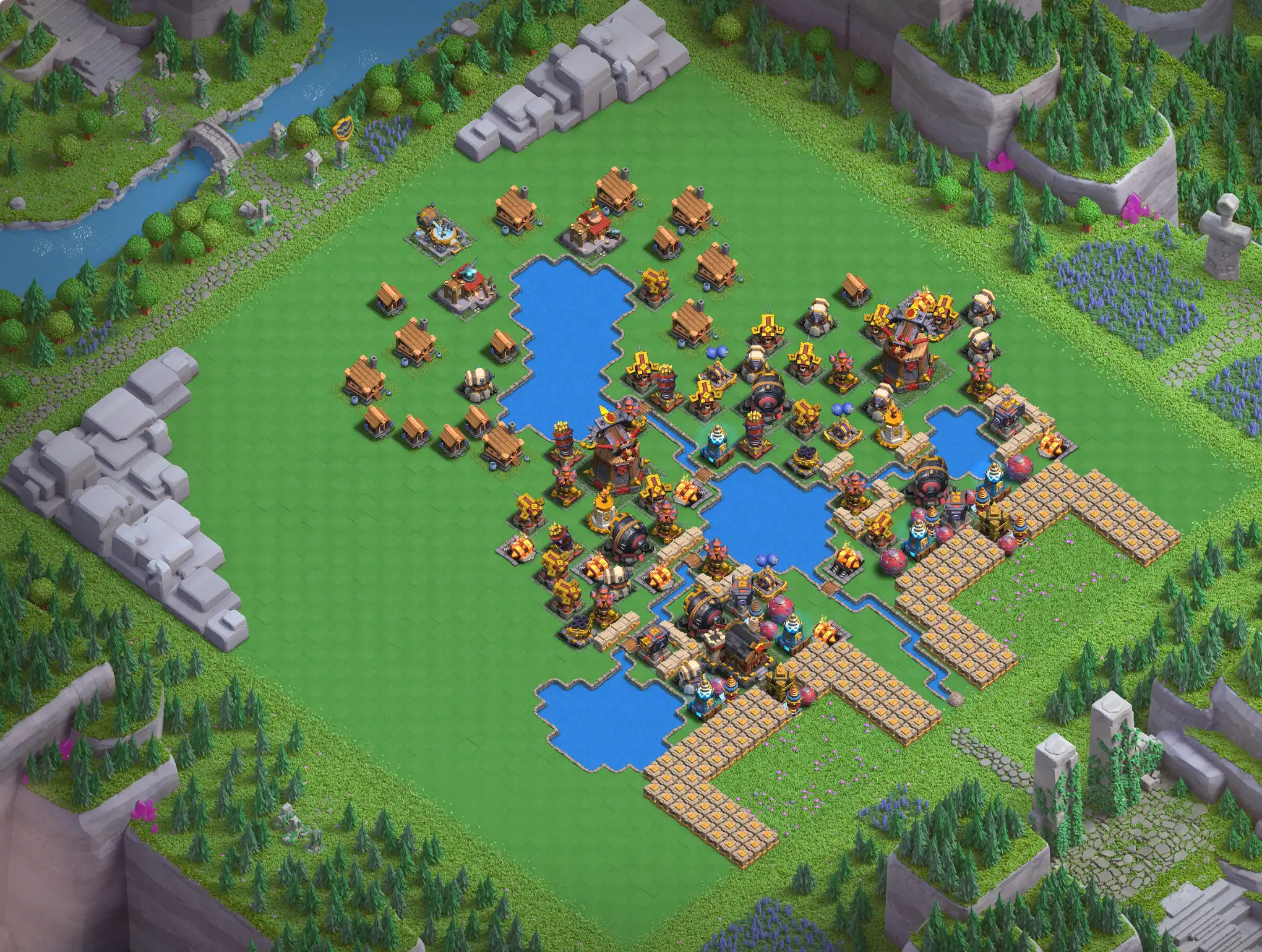 Best Builders Workshop Level 5 Base Links for Clan Capital Base no. 5