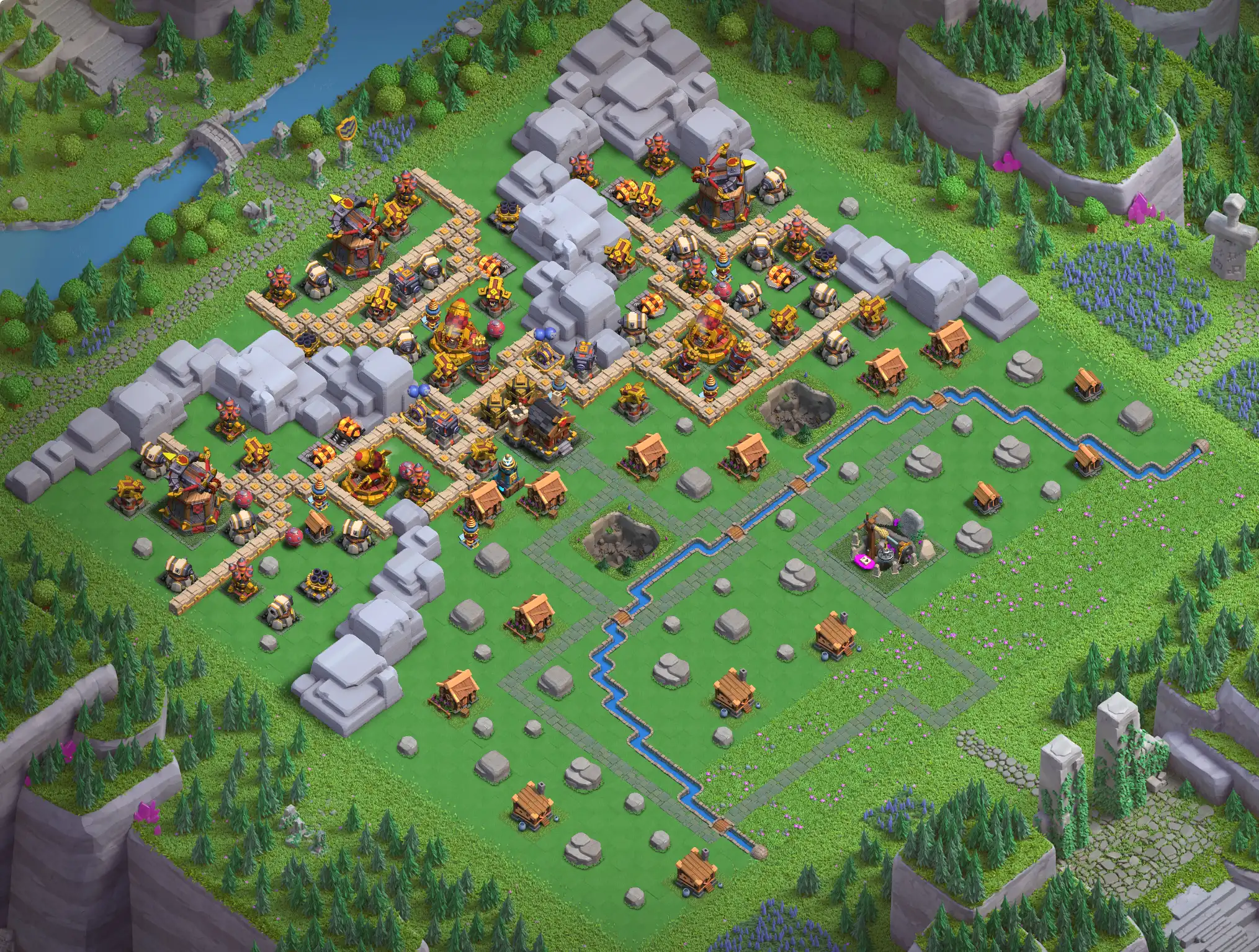Best Golem Quarry Level 5 District Base Links for Clan Capital Base no. 5 Best Golem Quarry Level 5 District Base Links for Clan Capital Base no. 5
