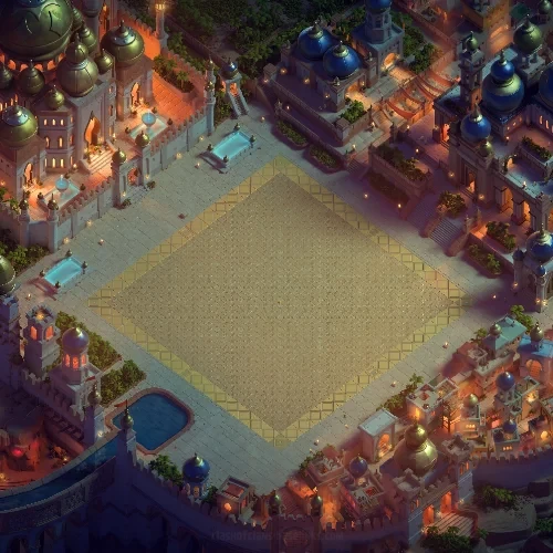 Desert Nights Scenery in clash of clans small