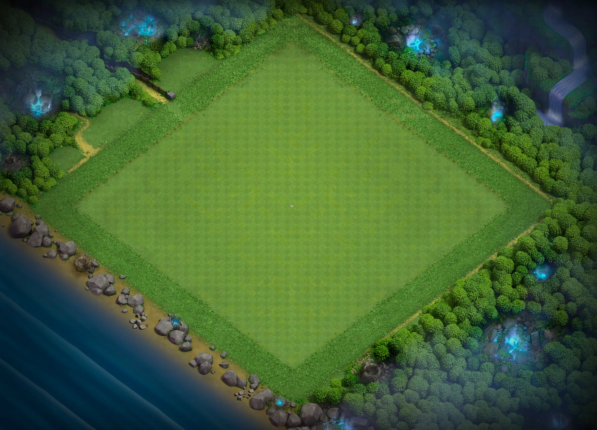 classic metror scenery in clash of clans normal view