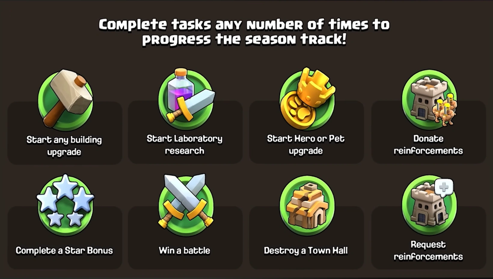season task cards - coc new update march 2026 season task cards - coc new update march 2026