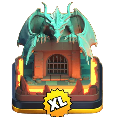 Dragon Escape Scenery in clash of clans icon