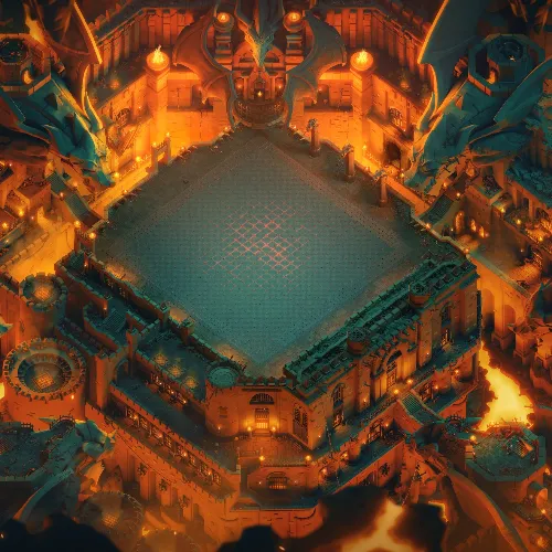 Dragon Escape Scenery in clash of clans small