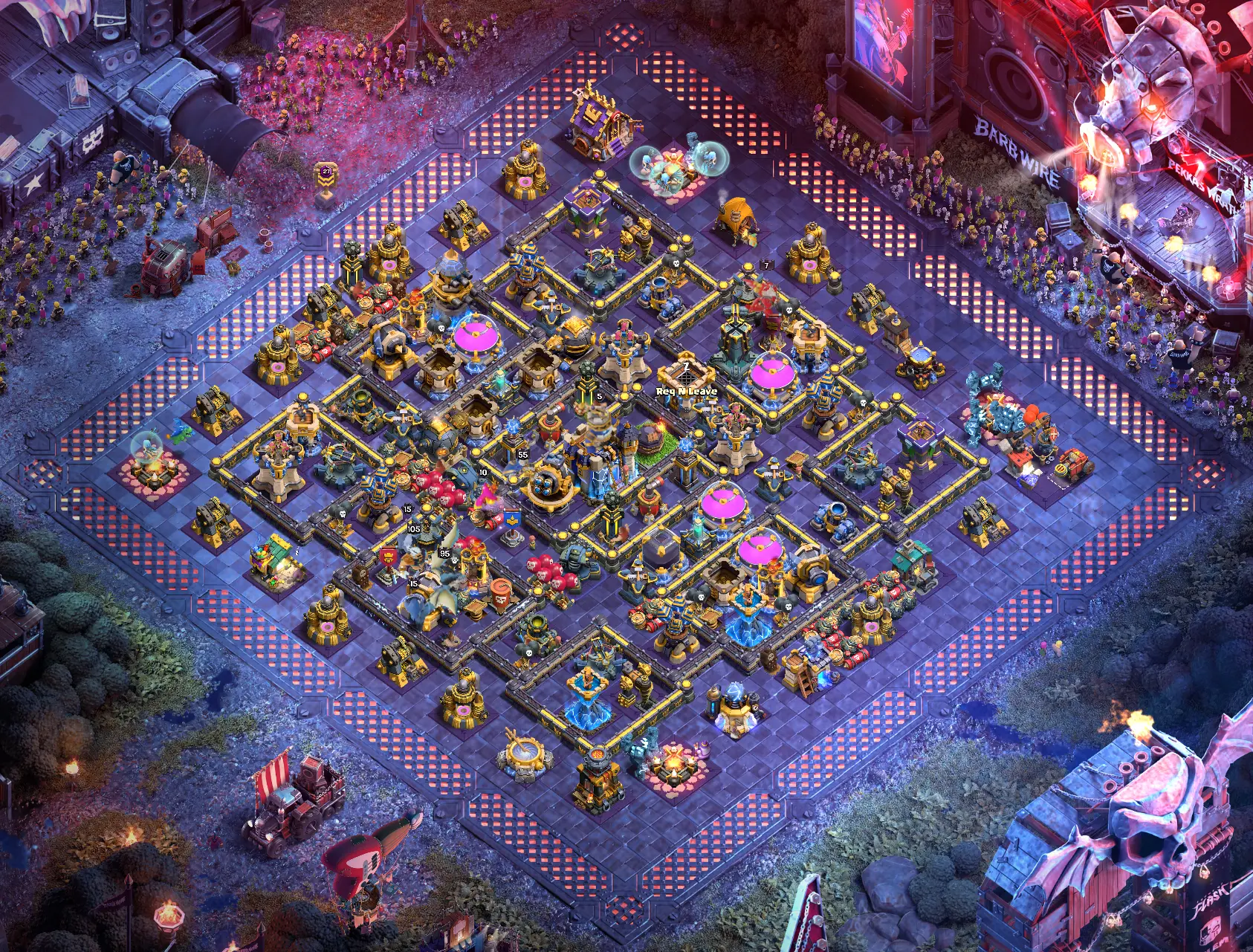 sound of clash scenery village view