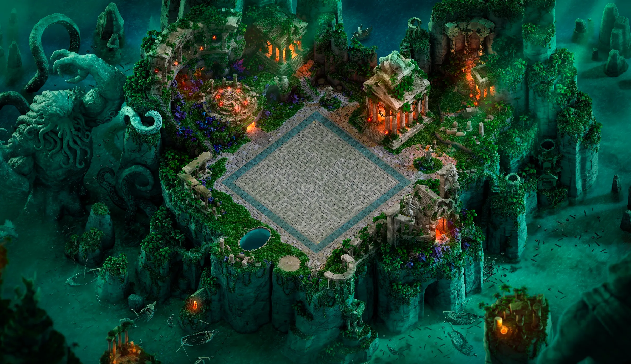 barbarian odyssey scenery zoomed out view
