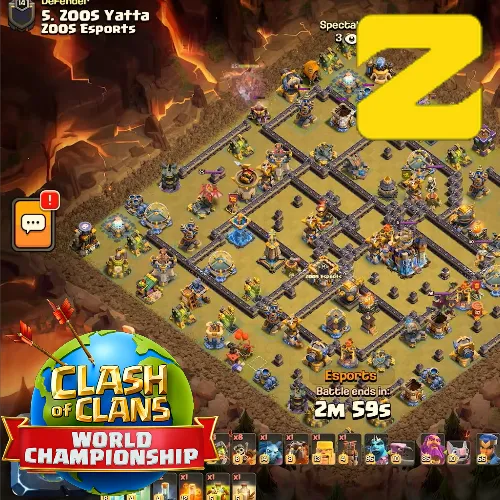 TH18 tournament base layout featuring the best Town Hall 18 tournament base design for competitive attacks Image no. 03-2
