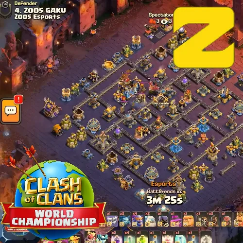 TH18 tournament base layout featuring the best Town Hall 18 tournament base design for competitive attacks Image no. 09-2