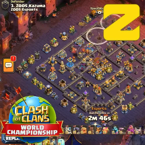 TH18 tournament base layout featuring the best Town Hall 18 tournament base design for competitive attacks Image no. 10-2