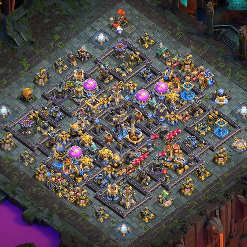 Discover the best TH18 farming base and Town Hall 18 farming base layouts, optimize your loot defense with proven TH18 farm base designs Image no. 03-1