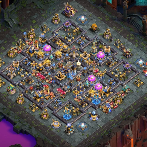 Discover the best TH18 farming base and Town Hall 18 farming base layouts, optimize your loot defense with proven TH18 farm base designs Image no. 04-1