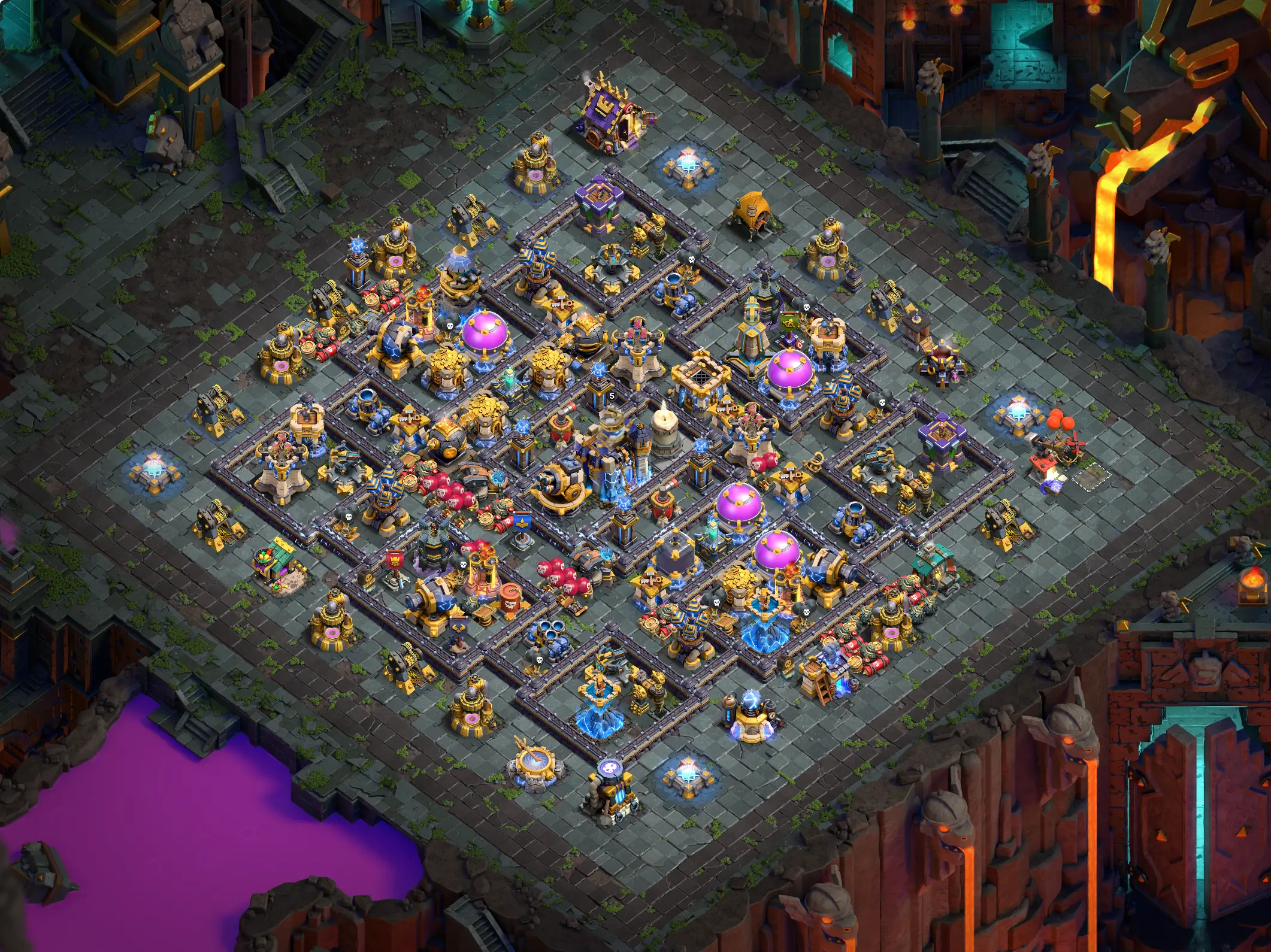 discover the best th18 farming base and town hall 18 farming base layouts optimize your loot defense with proven th18 farm base designs image no 04 2