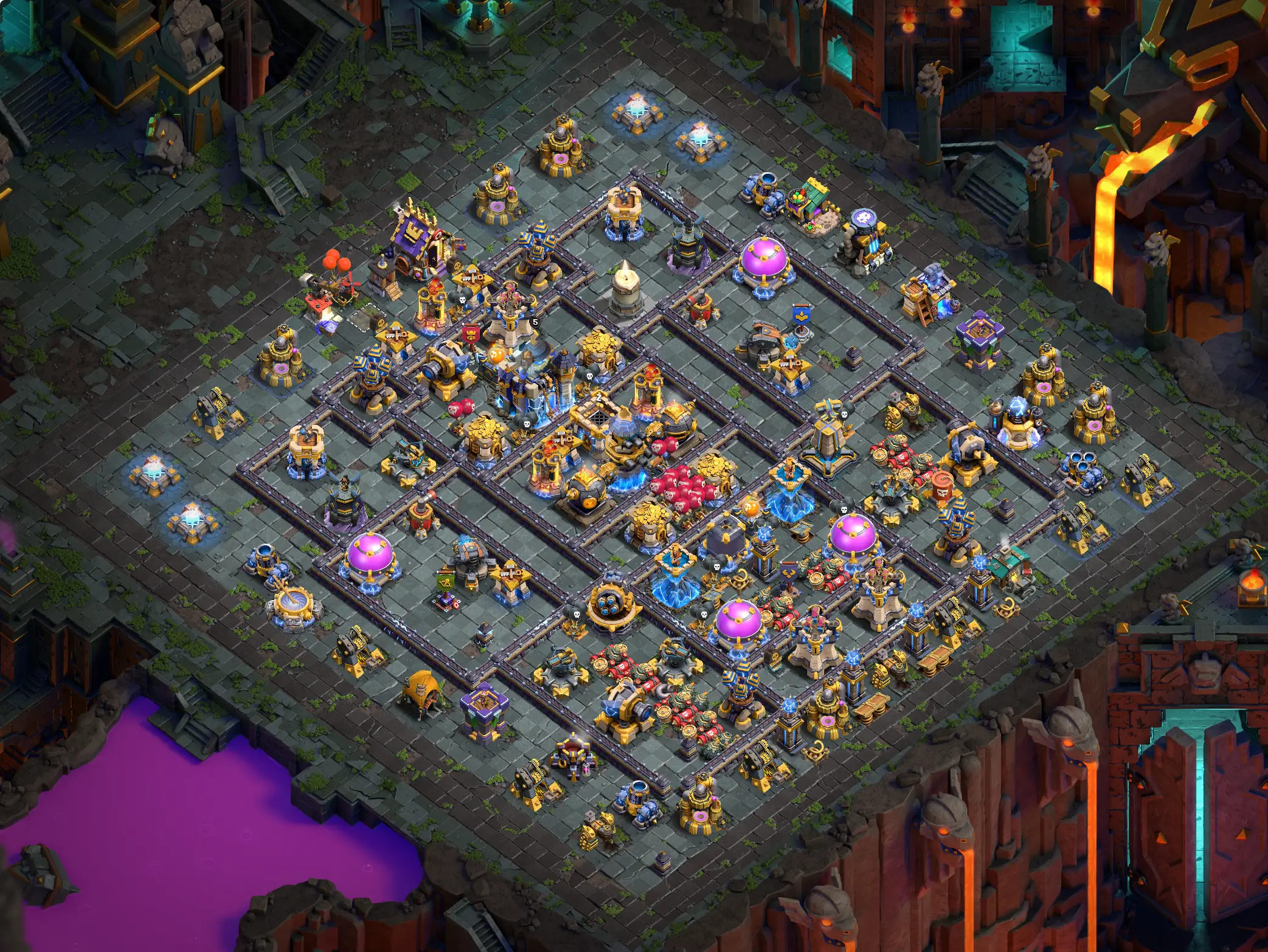 discover the best th18 farming base and town hall 18 farming base layouts optimize your loot defense with proven th18 farm base designs image no 10 2
