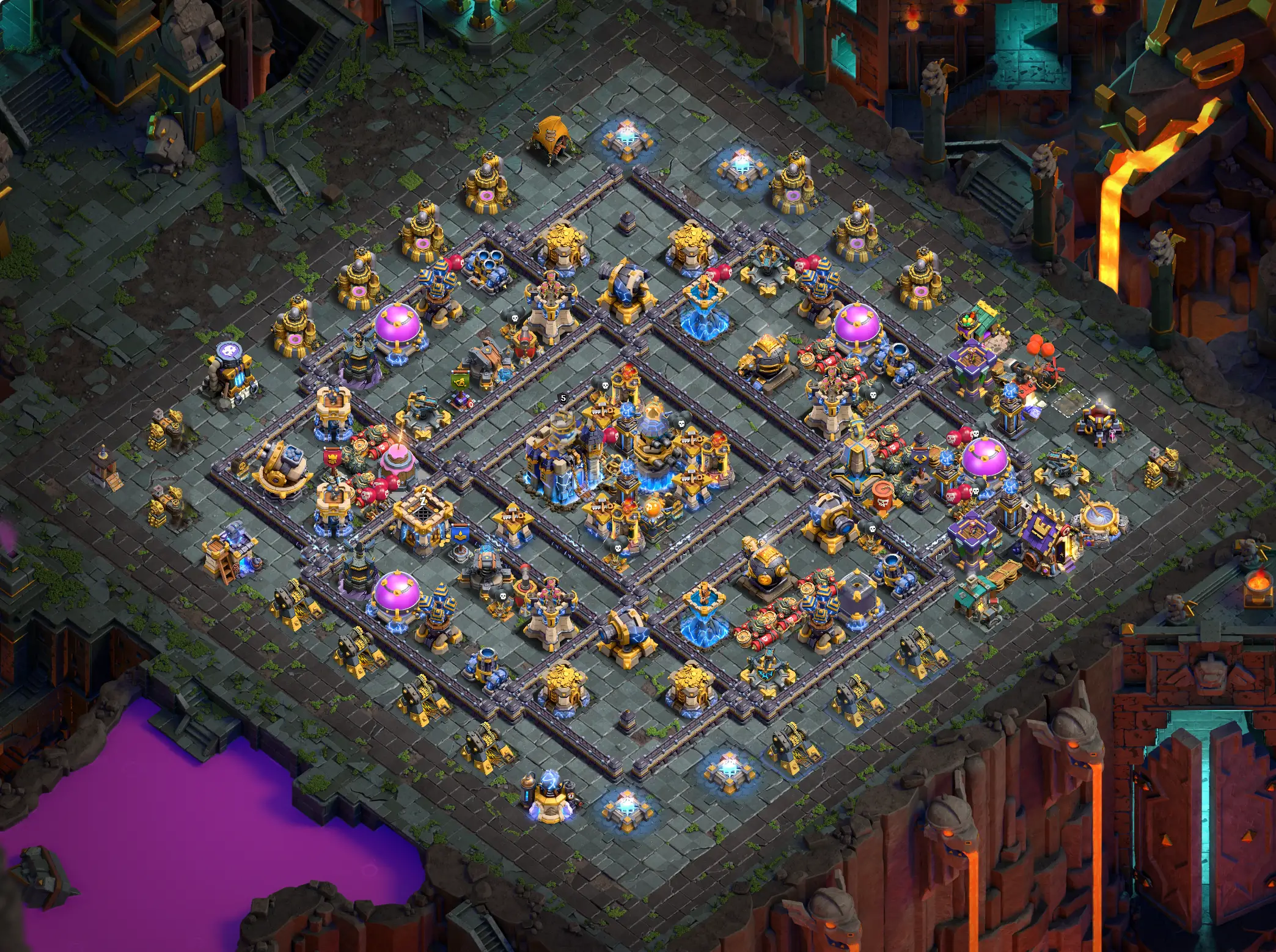 discover the best th18 farming base and town hall 18 farming base layouts optimize your loot defense with proven th18 farm base designs image no 16 2