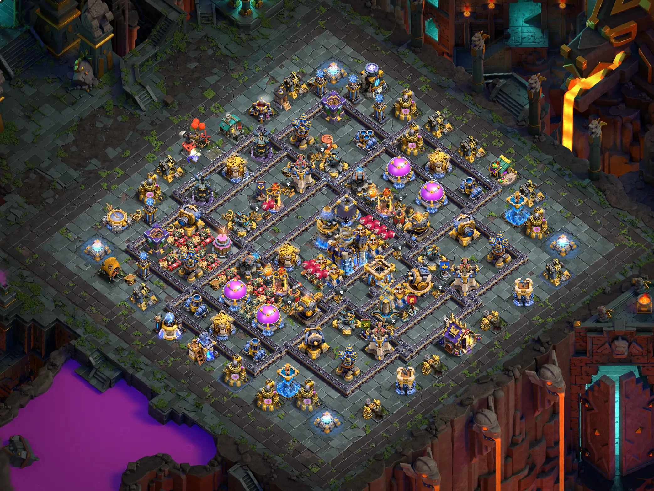 discover the best th18 farming base and town hall 18 farming base layouts optimize your loot defense with proven th18 farm base designs image no 18 2